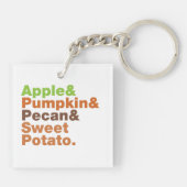 ホリデーパイ~フェスティバルクリスマス感謝祭クリスマス キーホルダー (裏面)