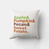 ホリデーパイ～フェスティバルクリスマス感謝祭クリスマス クッション (裏面)