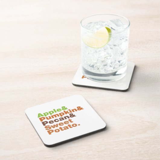 ホリデーパイ~フェスティバルクリスマス感謝祭クリスマス コースター (右側)