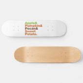 ホリデーパイ～フェスティバルクリスマス感謝祭クリスマス スケートボード (横)