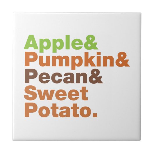 ホリデーパイ~フェスティバルクリスマス感謝祭クリスマス タイル (正面)