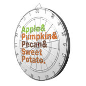 ホリデーパイ~フェスティバルクリスマス感謝祭クリスマス ダーツボード (正面右)