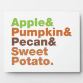 ホリデーパイ～フェスティバルクリスマス感謝祭クリスマス フォトプラーク (正面)