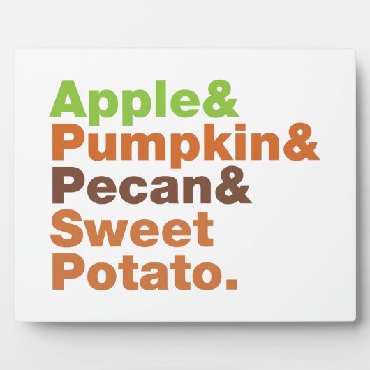 ホリデーパイ~フェスティバルクリスマス感謝祭クリスマス フォトプラーク (正面)