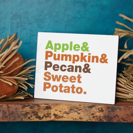 ホリデーパイ～フェスティバルクリスマス感謝祭クリスマス フォトプラーク (側面)