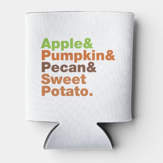 ホリデーパイ~フェスティバルクリスマス感謝祭クリスマス 缶クーラー (正面)