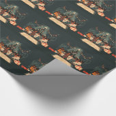 ホリデーパジャマビベス ラッピングペーパー (角)
