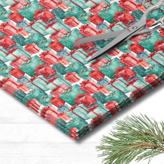 ホリデーパターン クリスマス 薄葉紙