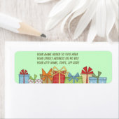 ホリデーパッケージカスタマイズ可能差出人住所ラベル ラベル (インサイチュ)