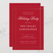 ホリデーパフォーマルーティー招待状 招待状 (正面/裏面)