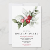 ホリデーパモダンーティー招待状 招待状 (正面)