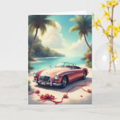 ホリデーパラダイスライド カード (黄色い花)