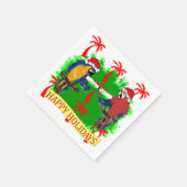 ホリデーパロッツ スタンダードカクテルナプキン (角)