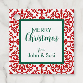 ホリデーパーソナライズされたギフトラベル フェイバータグ