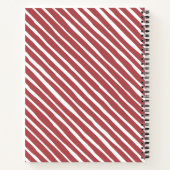 ホリデーパーソナライズされたクッキーベーキングレシピ ノートブック (裏面)