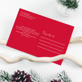 ホリデーパーティウォーターカラークリスマスツリー シーズンポストカード