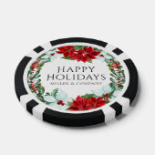 ホリデーパーティクモダンリ企業のスマス ポーカーチップ (シングル)