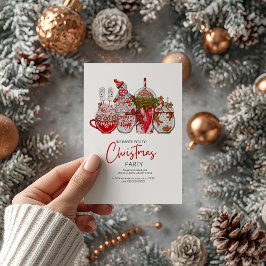 ホリデーパーティクリスマスベーク 招待状