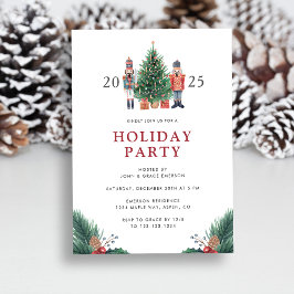 ホリデーパーティクリスマス招待状 招待状