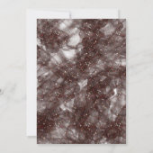 ホリデーパーティグリッタリーグラム招待状 招待状 (裏面)