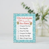 ホリデーパーティゲームカードクリスマスダーティサンタ シーズンポストカード (スタンド正面)