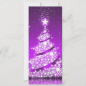 ホリデーパーティパエレガントープル招待状 招待状 (裏面)