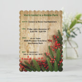 ホリデーパーティフェスティバルエバーグリーンズオンラスティックウッド 招待状 (スタンド正面)