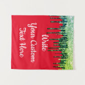 ホリデーパーティフォトブースBACKDROPクリスマス醜い タペストリー (正面(横))