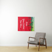 ホリデーパーティフォトブースBACKDROPクリスマス醜い タペストリー (インサイチュ(横))