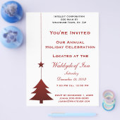 ホリデーパーティフライヤー チラシ (シングル)