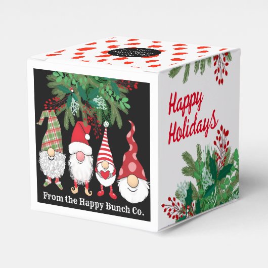 ホリデーパーティーお気に入りボックス&キープサケオーナメント フェイバーボックス (正面サイド)