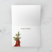 ホリデーパーティーのグリーティングカード シーズンカード (内部)