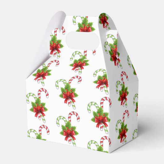 ホリデーパーティーのトリートボックス フェイバーボックス (裏面サイド)