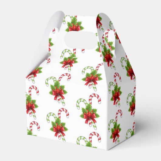 ホリデーパーティーのトリートボックス フェイバーボックス (正面サイド)