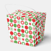 ホリデーパーティーのトリートボックス フェイバーボックス (裏面サイド)