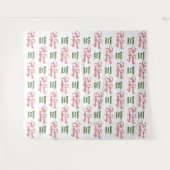 ホリデーパーティーの背景ステップ&リピート タペストリー (正面(横))