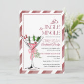 ホリデーパーティーを楽しもう Let's Jingle and Mingle 招待状 (スタンド正面)