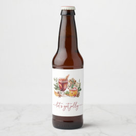 ホリデーパーティービールボトルラベル ビールラベル
