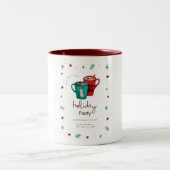 ホリデーパーティーマグ ツートーンマグカップ (中央)