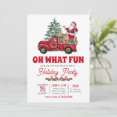 ホリデーパーティー招待状オ何おもしろい招待状 招待状 (スタンド正面)