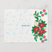 ホリデーパーティー招待状カード ポストカード (裏面)