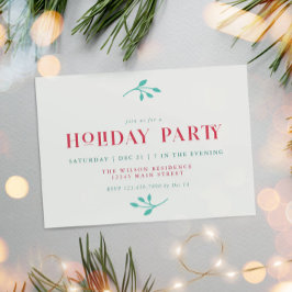 ホリデーパーティー招待状クリスマスパーティー招待状 招待状
