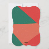 ホリデーパーティー招待状ファララクリスマスカード シーズンカード (裏面)