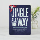 ホリデーパーティー招待状*ジングルオールザウェイ* 招待状 (スタンド正面)