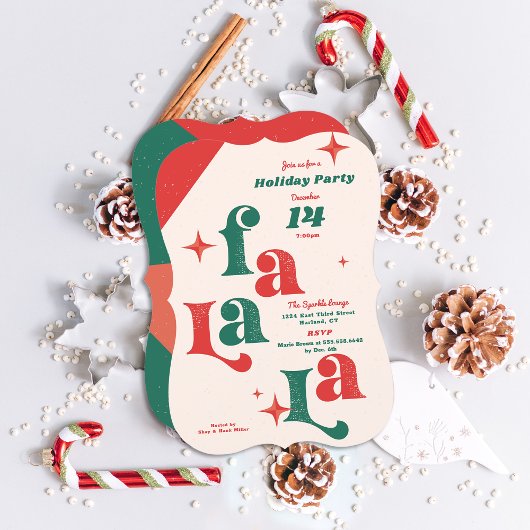 ホリデーパーティー招待状 フェアララ クリスマスカード