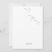 ホリデーパーティー招待状 招待状 (裏面)