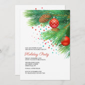 ホリデーパーティー招待状 招待状 (正面/裏面)