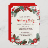 ホリデーパーティー招待状 招待状 (正面/裏面)