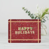 ホリデーパーティー招待状 招待状 (スタンド正面)