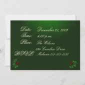 ホリデーパーティー招待状 招待状 (裏面)